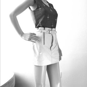 Diesel leather skirt